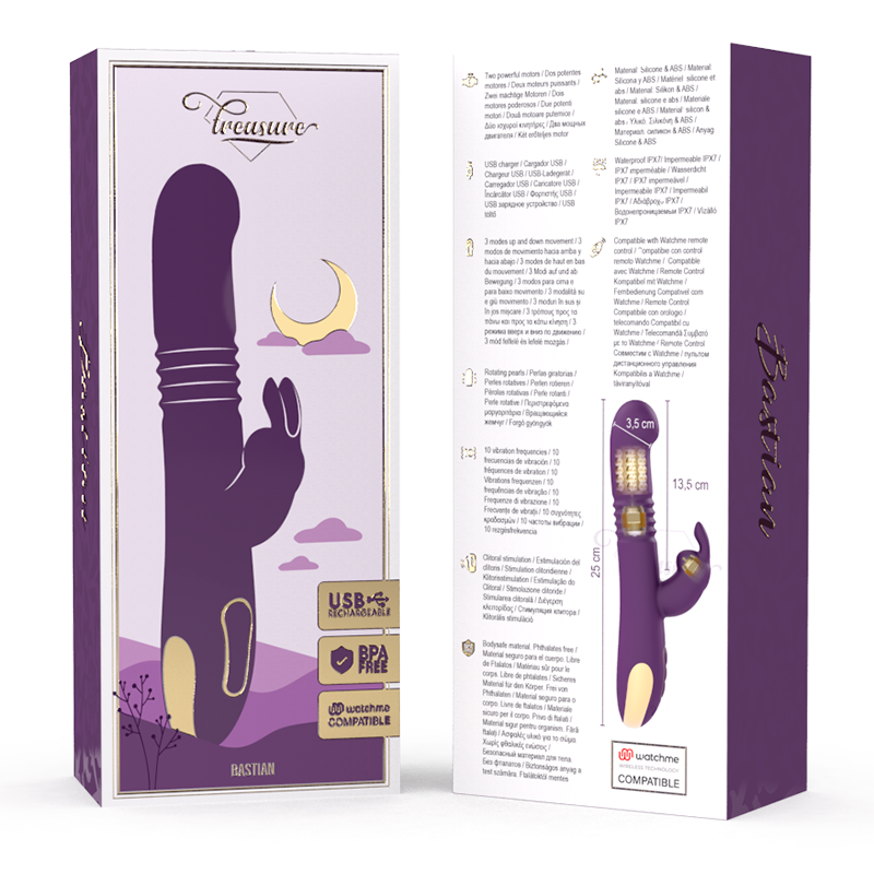 Bastian Rabbit Vibrator with Rotator