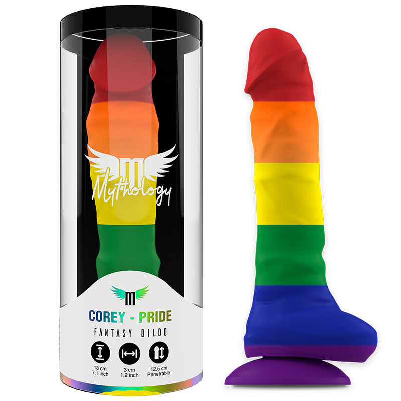Corey Pride Medium Size Dildo