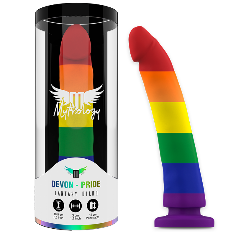 Devon Pride Medium Dildo