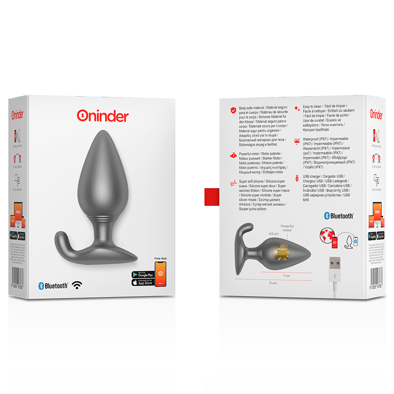 Plug Anal Vibrador Controlado por Aplicación Rio