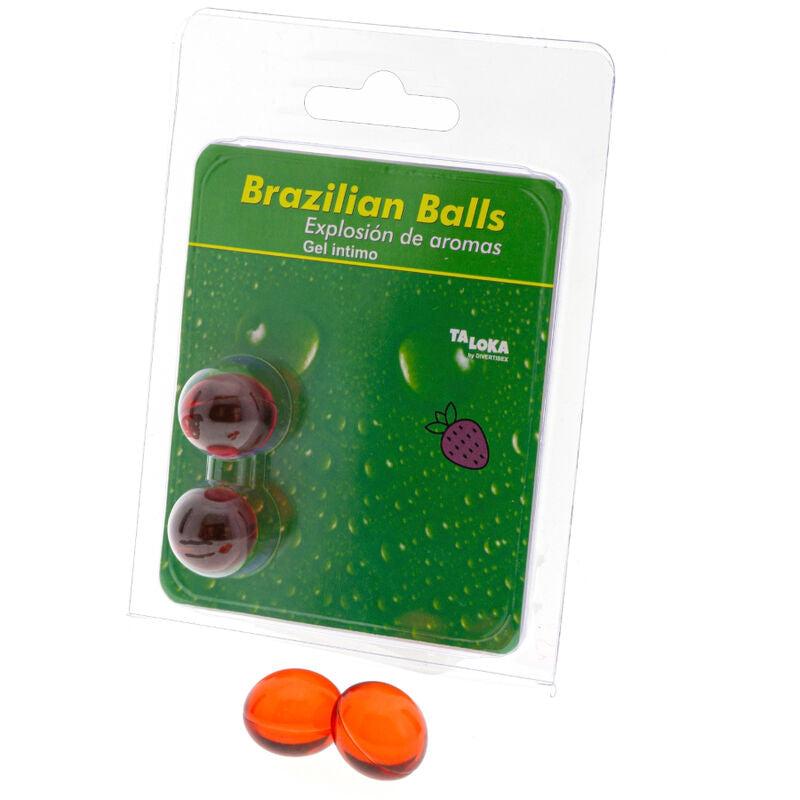 Gel Íntimo de Fresa Brazilian Balls