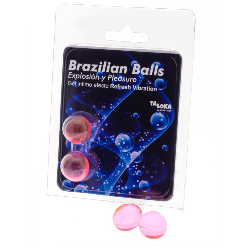 Gel con Efecto Vibrante Refrescante Brazilian Balls