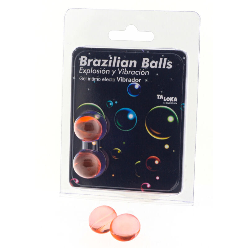 2 Bolas Brasileñas Gel con Efecto Vibrante