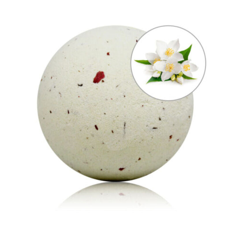 Jasmine Bath Bomb with Rose Petals