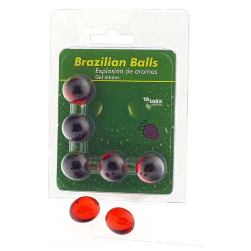 Gel Íntimo de Fresa Brazilian Balls