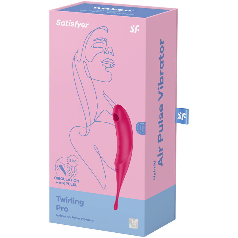 Twirling Pro Air Pulse Stimulator & Vibrator