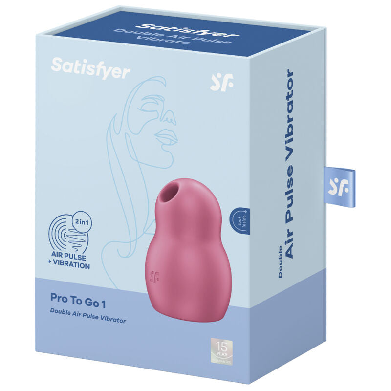 Pro To Go 1 Double Air Pulse Stimulator Red