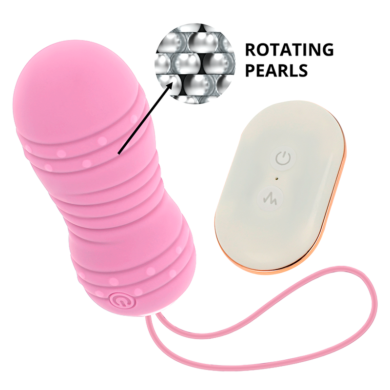 7-Mode Remote Control Vibrating Egg - Pink