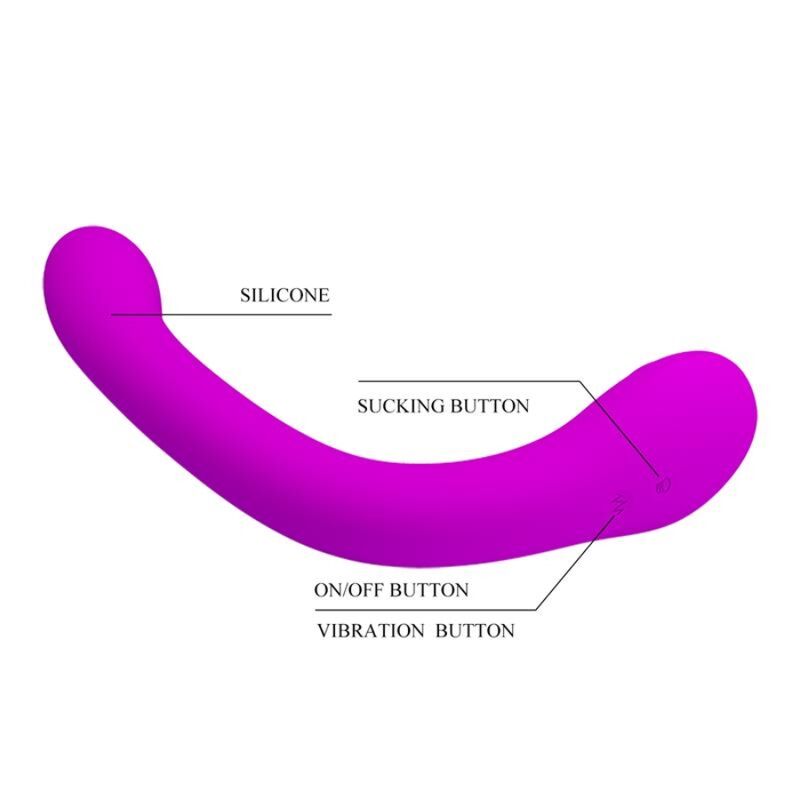 Alex Dual Vibrator & Clitoral Sucker Lilac
