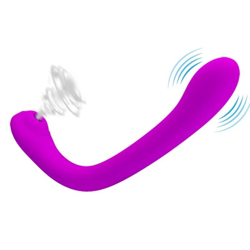 Alex Dual Vibrator & Clitoral Sucker Lilac