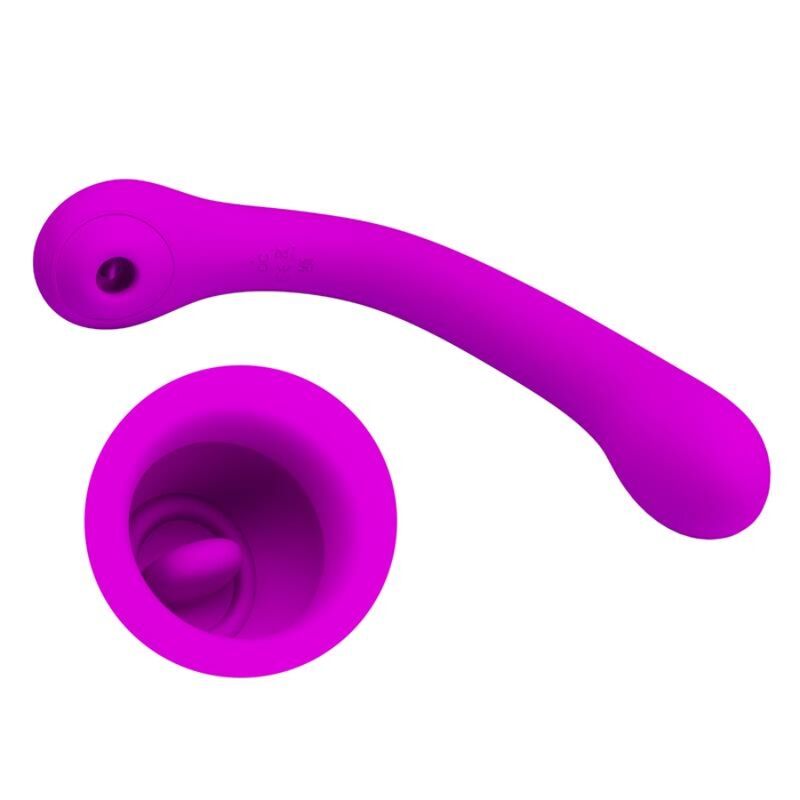 Alex Dual Vibrator & Clitoral Sucker Lilac