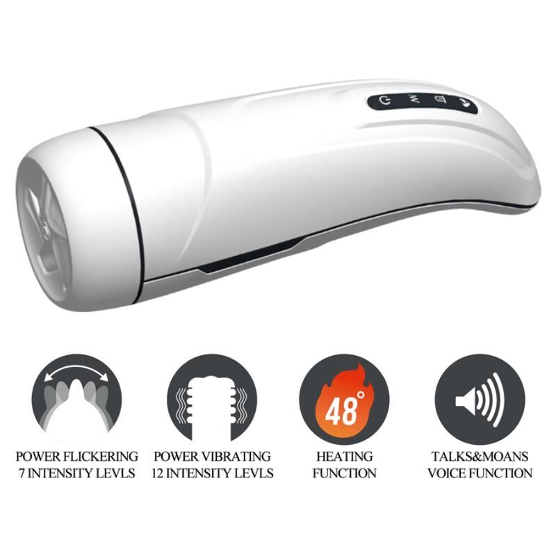 Masturbador Masculino Vibratório Marissa