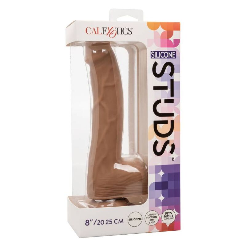 Studs de Silicone Castanho 20,32 Cm