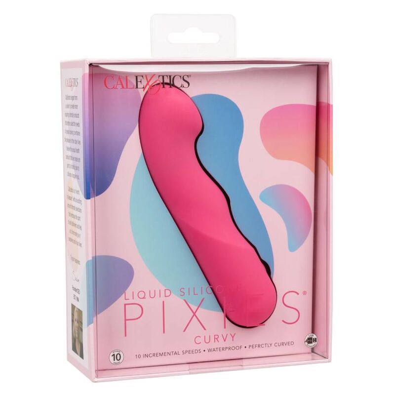 Brinquedo Sexual Rosa Curvilíneo Pixies