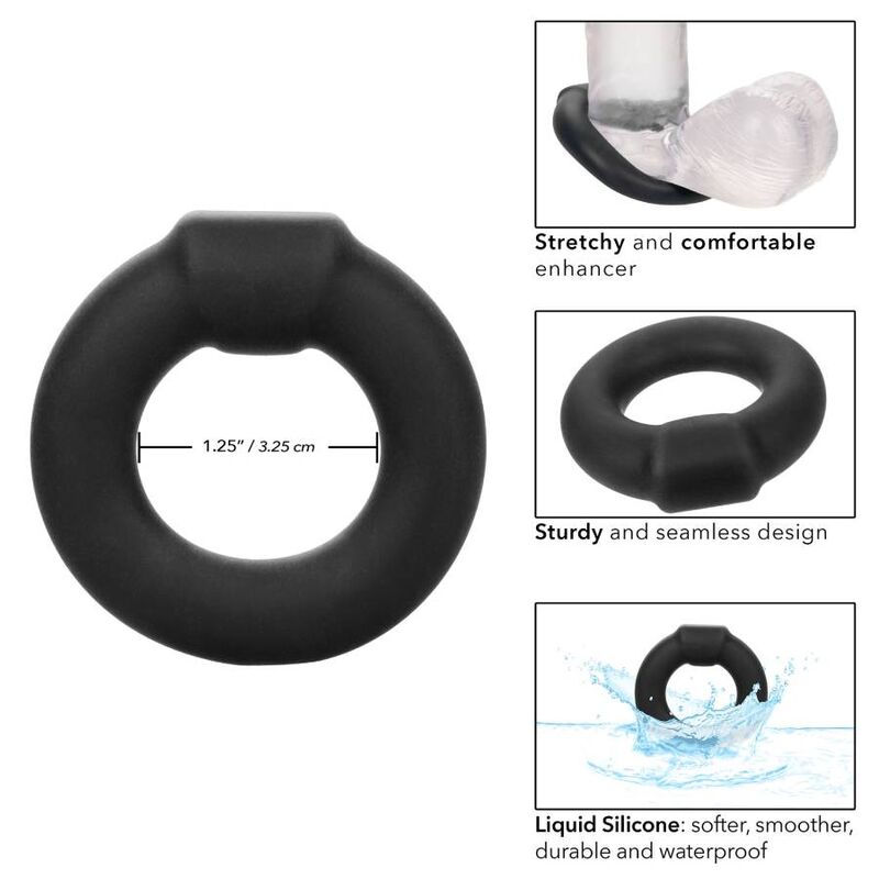 Alpha Optimum Cock Ring - Black