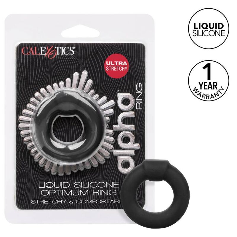 Alpha Optimum Cock Ring - Black