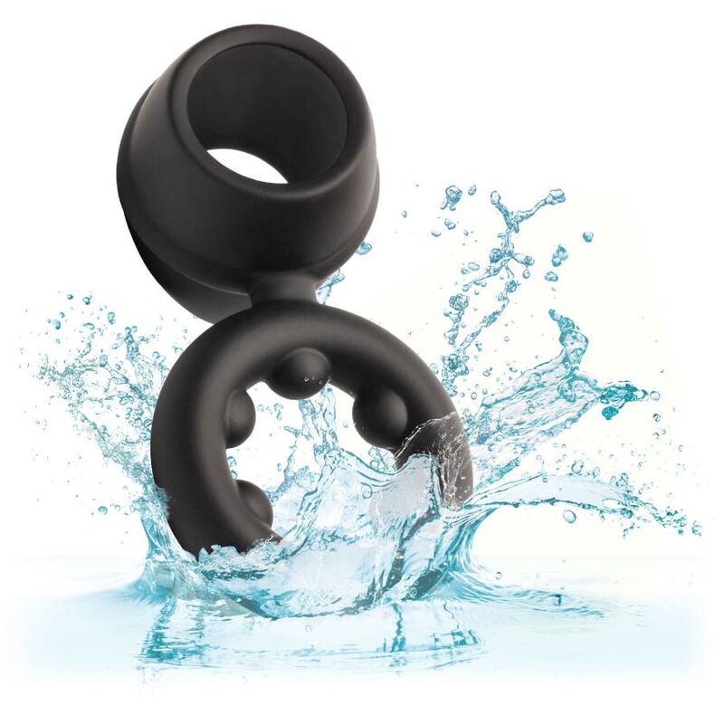 Alpha Dual Magnum Cock Ring - Black