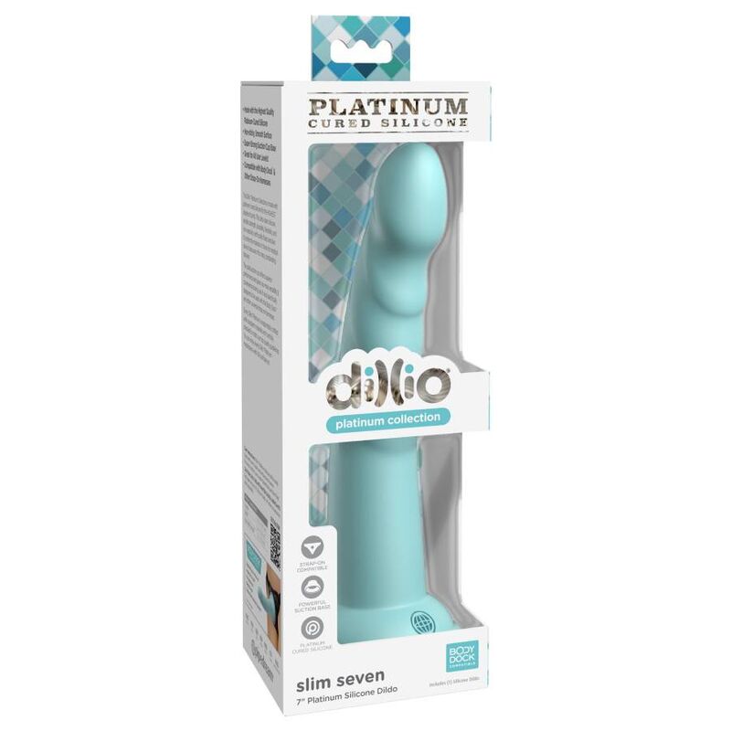 Slim Seven 7-Inch Green Sex Toy