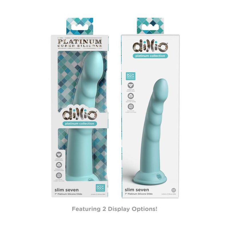 Slim Seven 7-Inch Green Sex Toy