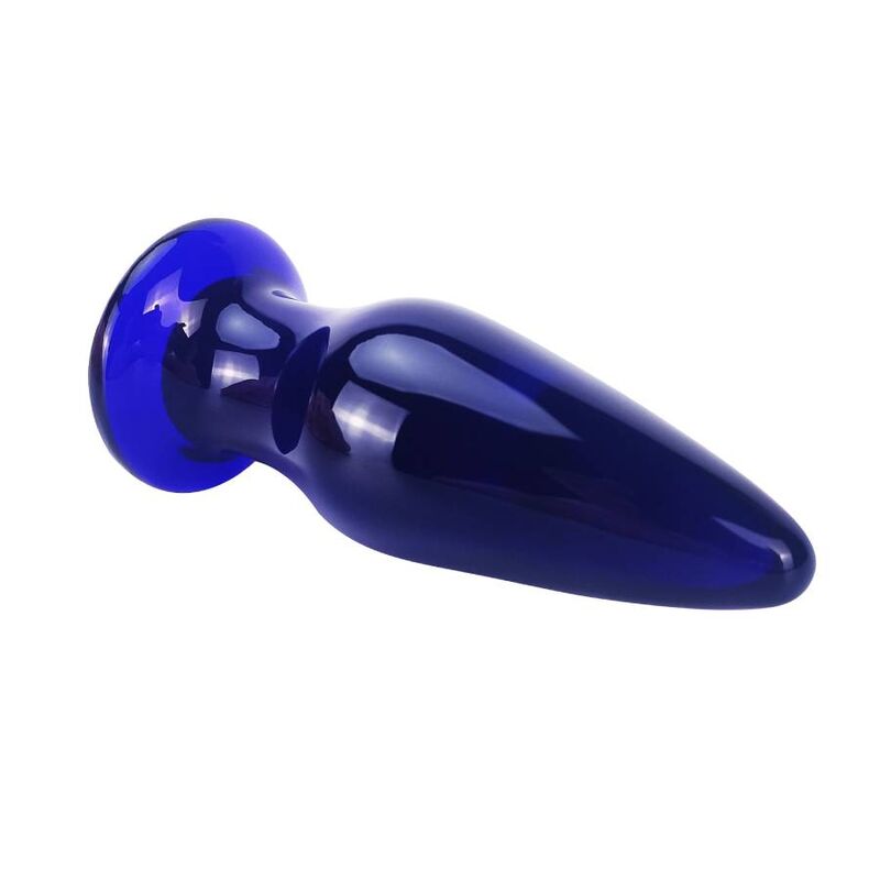 Plug Anal de Vidro Vibrante Brilhante