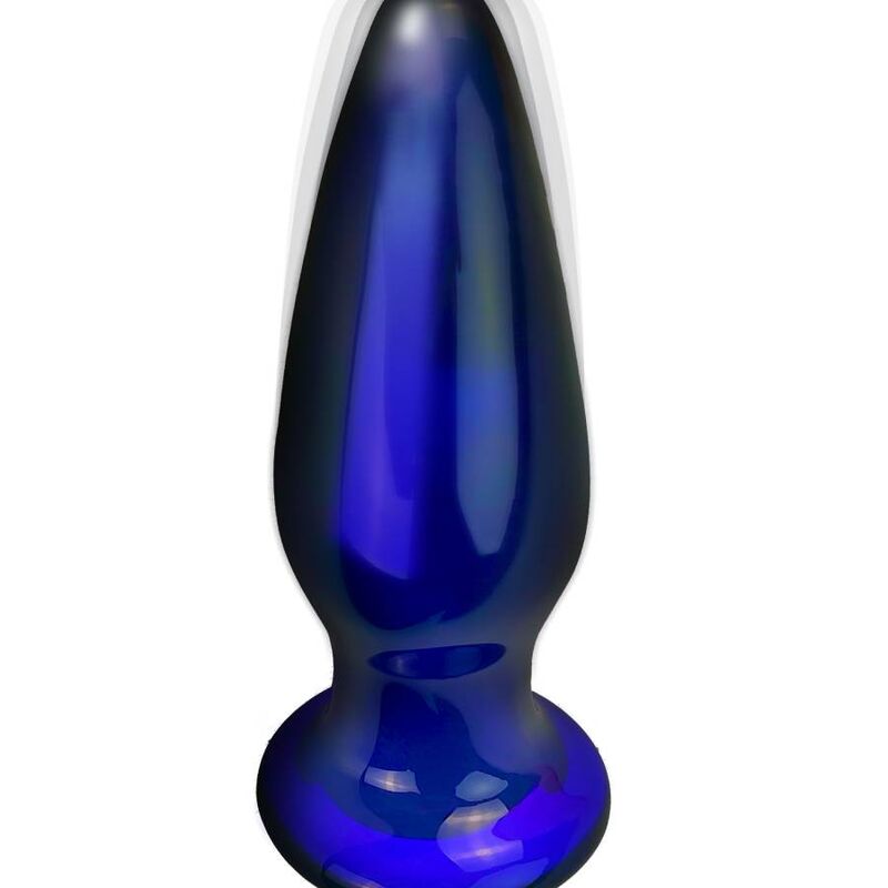 Plug Anal de Vidro Vibrante Brilhante