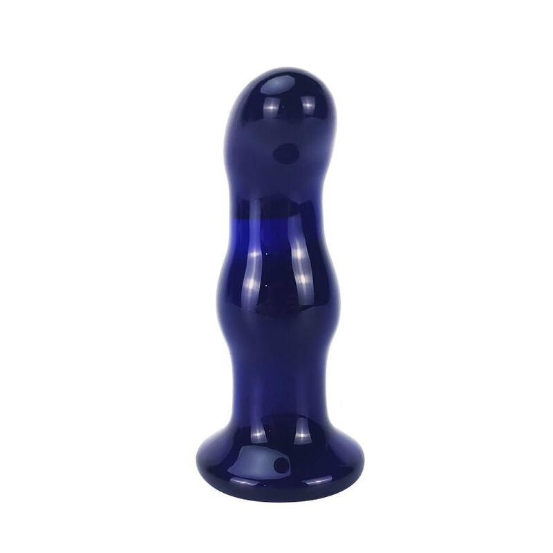 Plug Anal de Vidro Vibrante e Brilhante