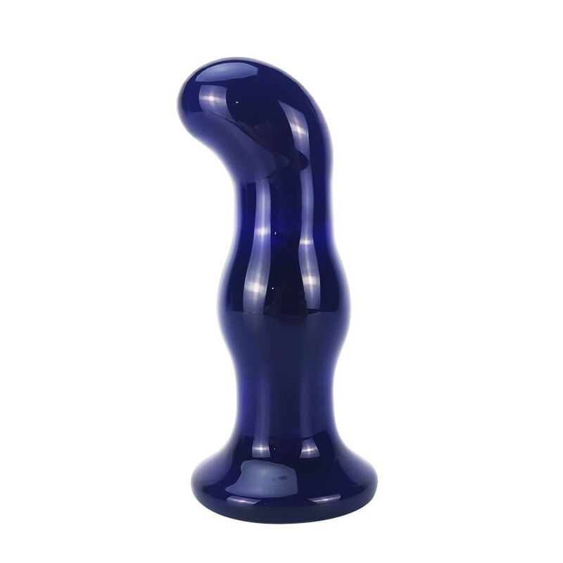 Plug Anal de Vidro Vibrante e Brilhante