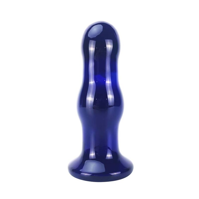Plug Anal de Vidro Vibrante e Brilhante