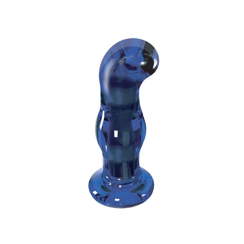 Plug Anal de Vidro Vibrante e Brilhante