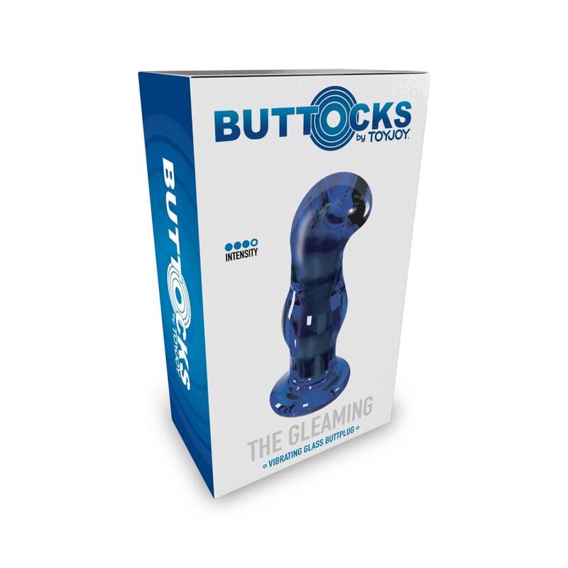 Plug Anal de Vidro Vibrante e Brilhante