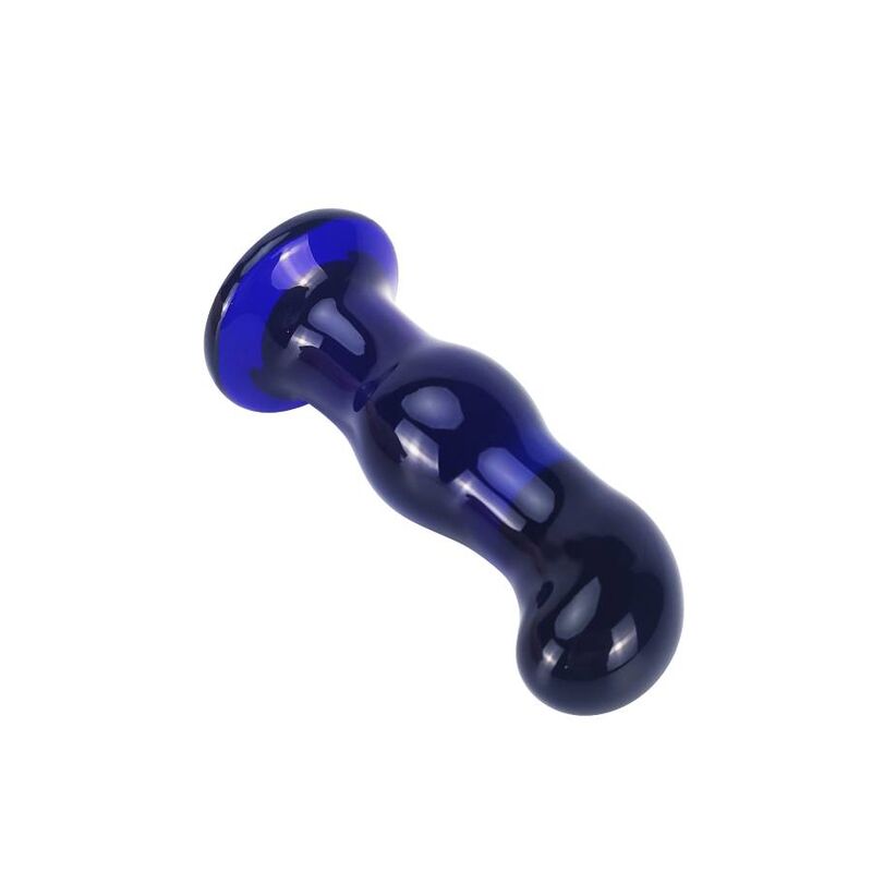 Plug Anal de Vidro Vibrante e Brilhante