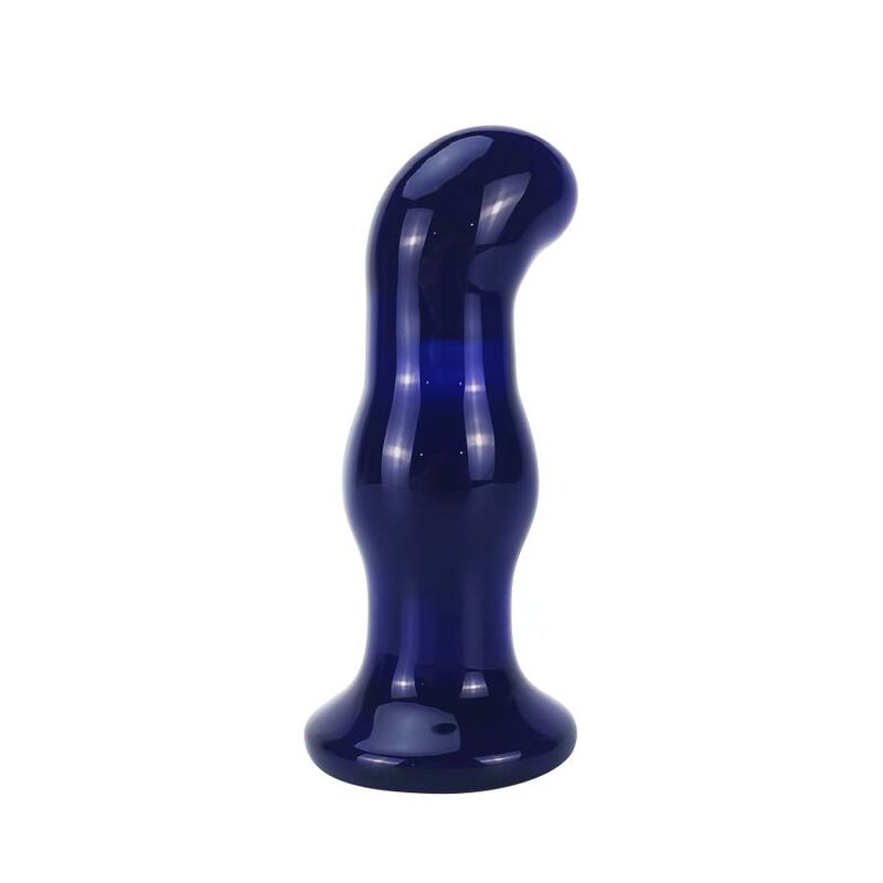 Plug Anal de Vidro Vibrante e Brilhante