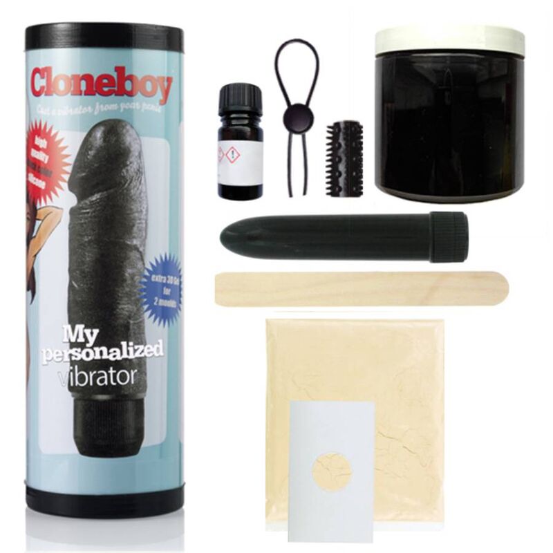 Black Vibrating Penis Cloner Kit