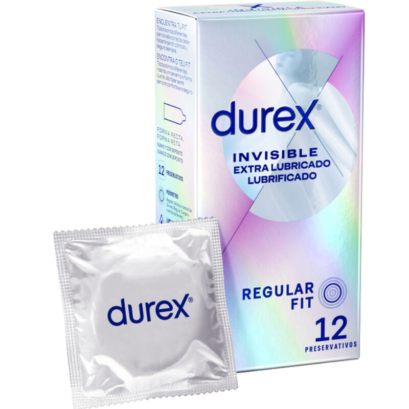 Invisible Extra Lubricated Condoms 12pk