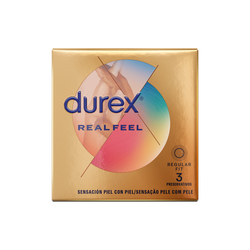 Real Feel Ultra-Thin Condoms - Pack of 3