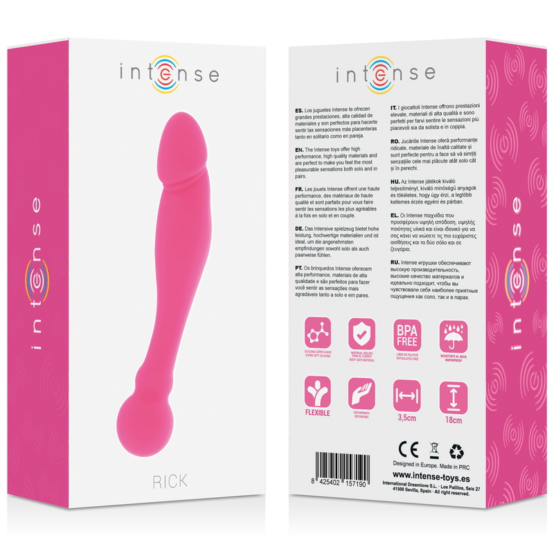 Silicone Rick Dual Pleasure Pink Toy