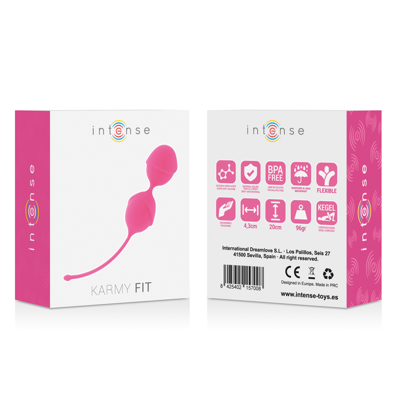 Ejercitador Kegel de Silicona Karmy Fit - Fucsia