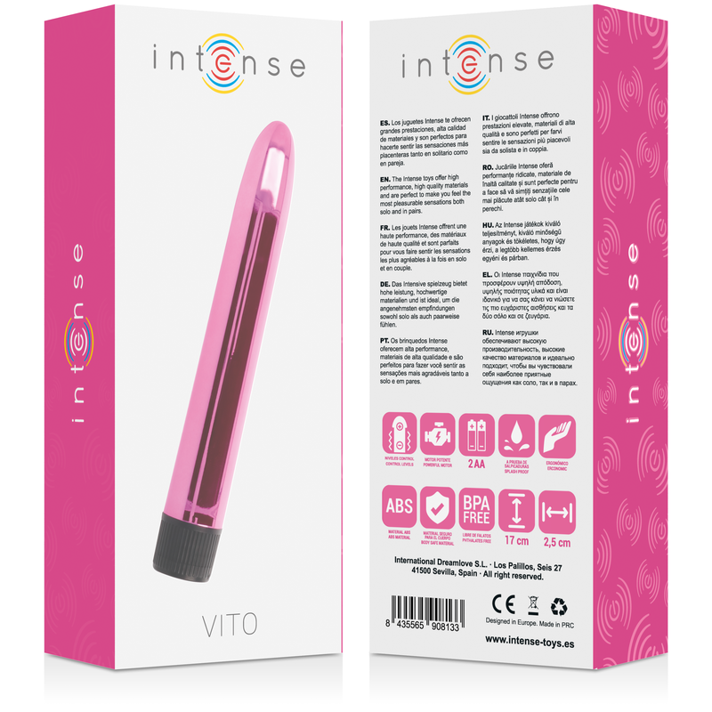Vibrador Rosa Vito | Juguete de Placer