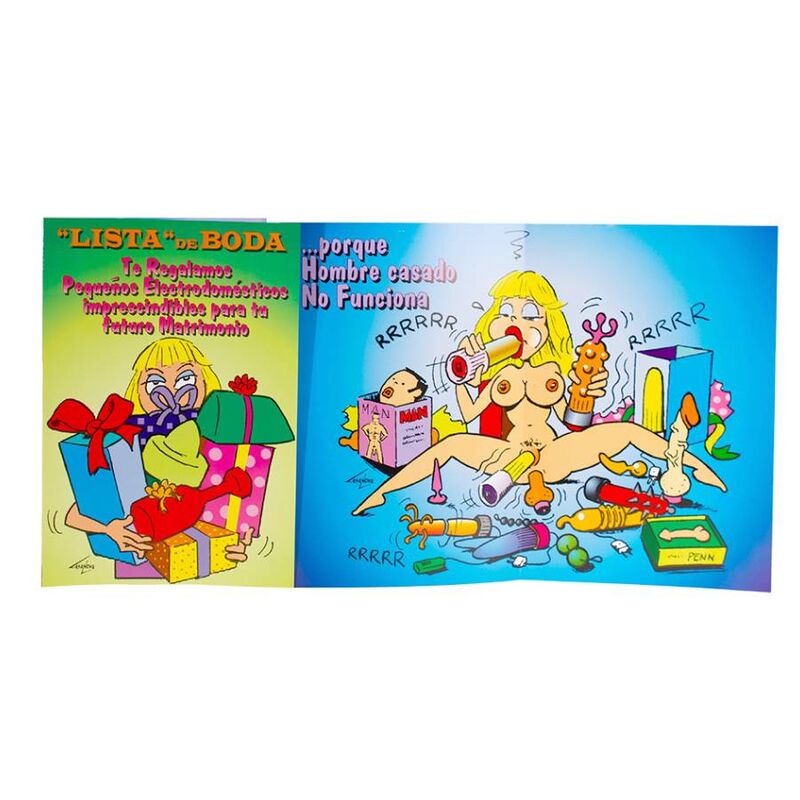 Wedding List Card - Sensual Essentials