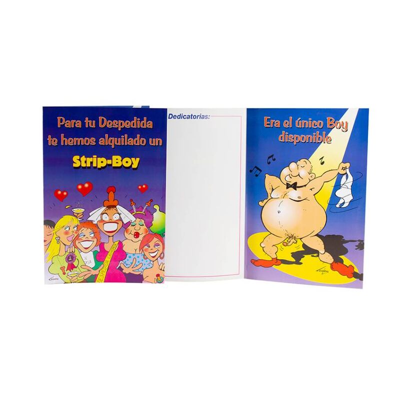 Strip Boy Goodbye Greeting Card