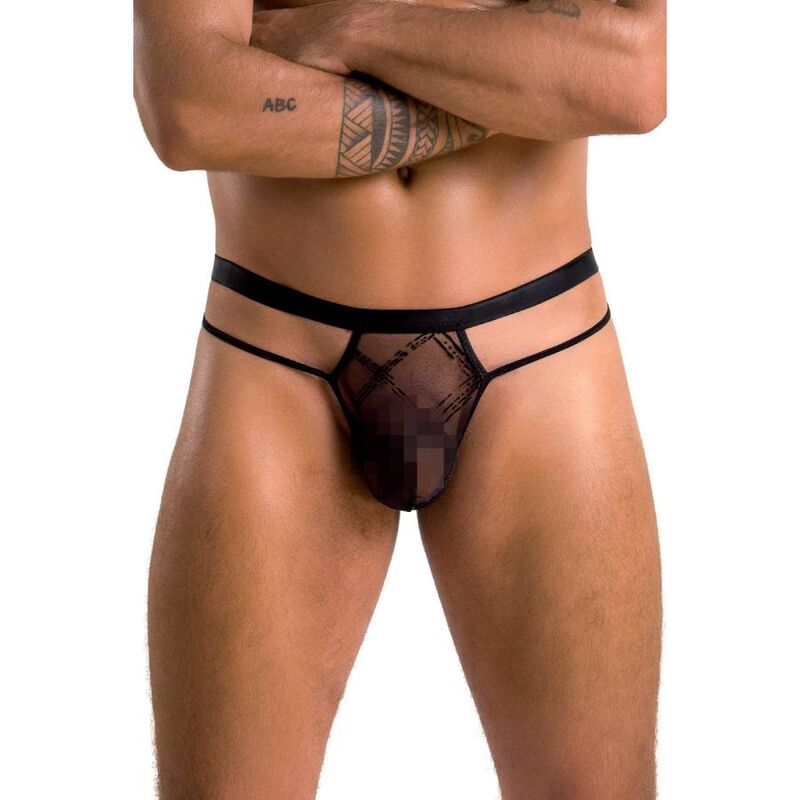 Collin Black Thong L/XL Size