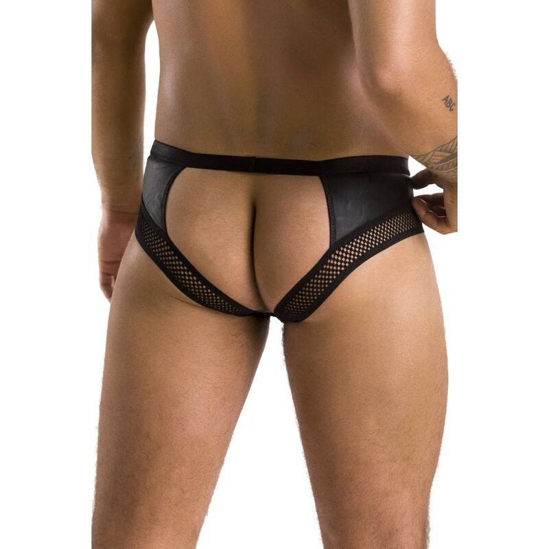 030 Open Black Slip Lingerie S/M