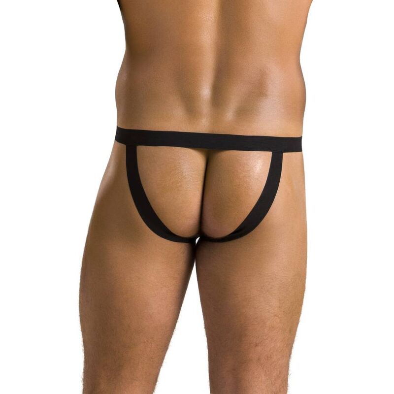 Black Open Crotch Slip - L/XL