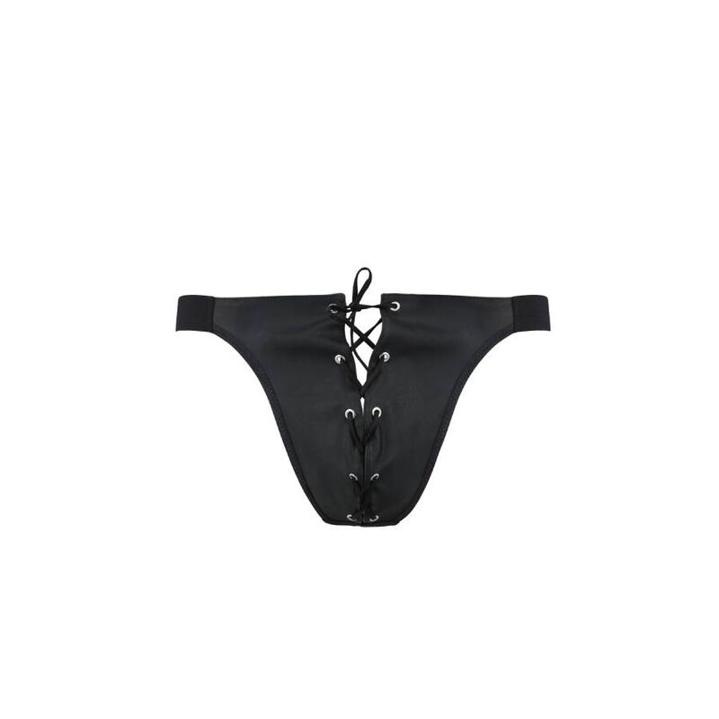 Black Open Crotch Slip - L/XL