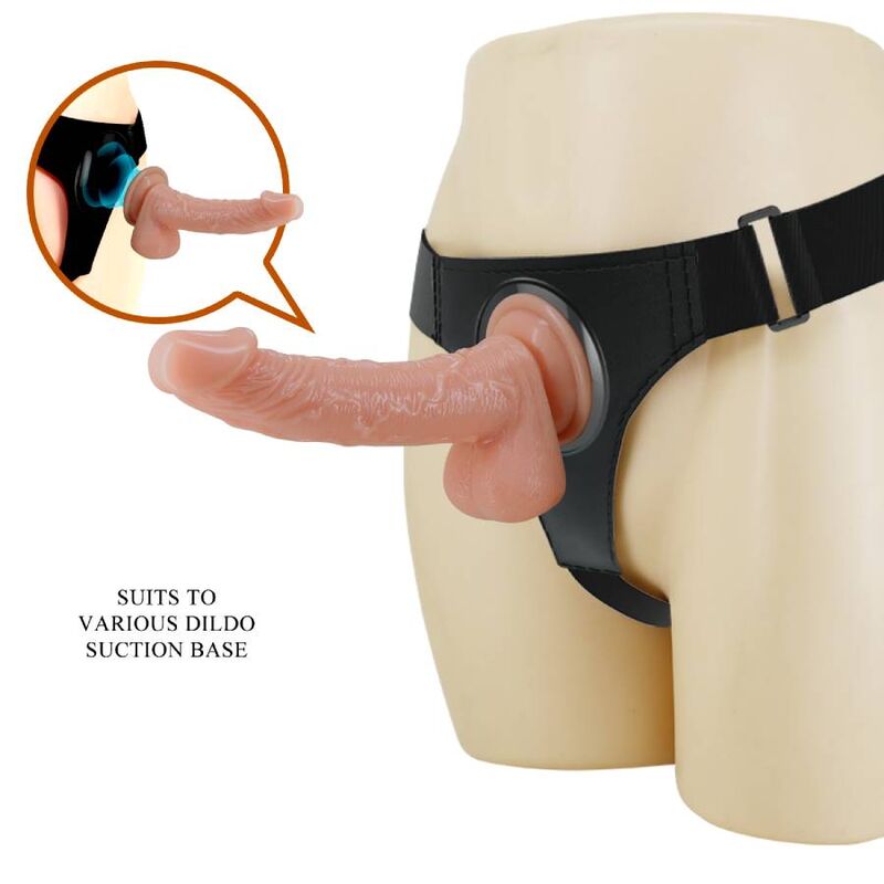 Kevin 19cm Natural Dildo Harness Briefs