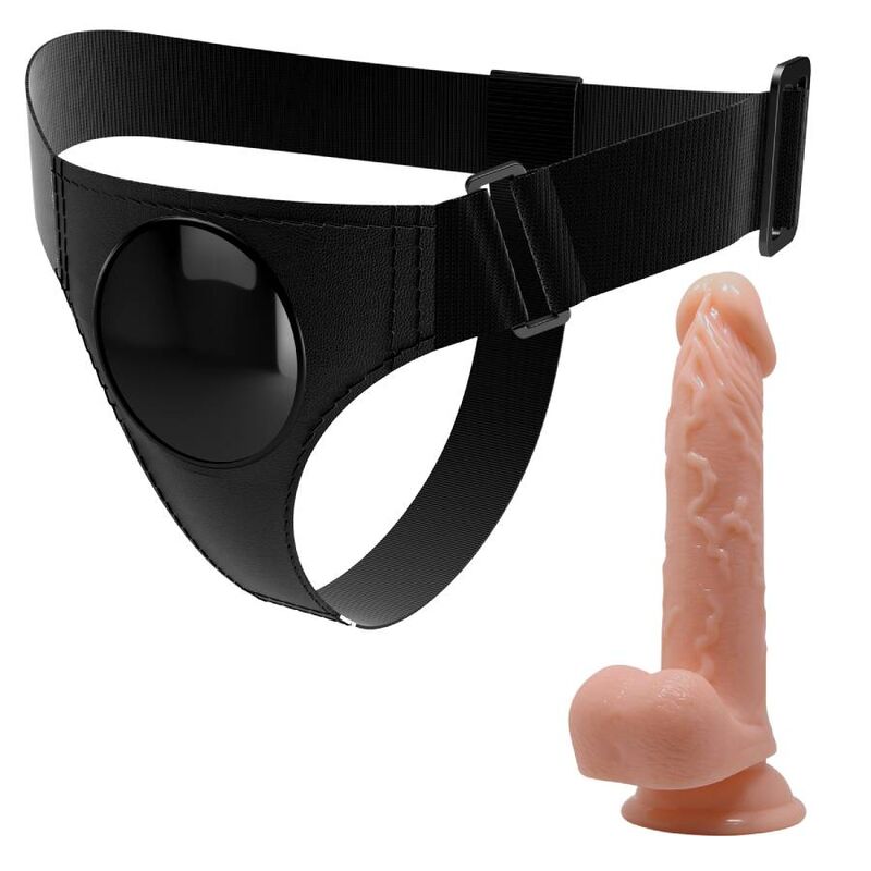 Kevin 19cm Natural Dildo Harness Briefs