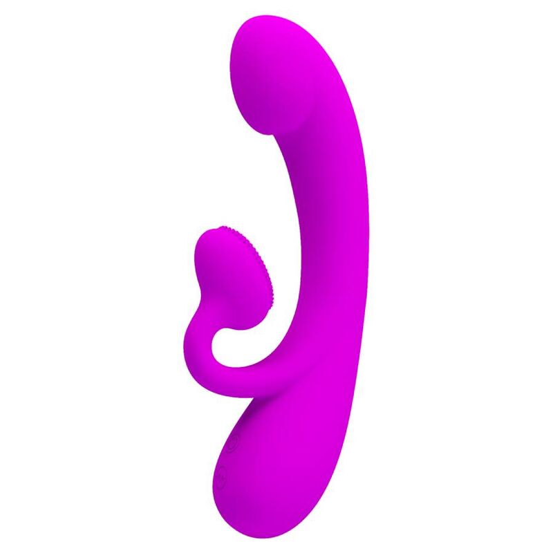 Sincere Purple Silicone Vibrator & Sucker