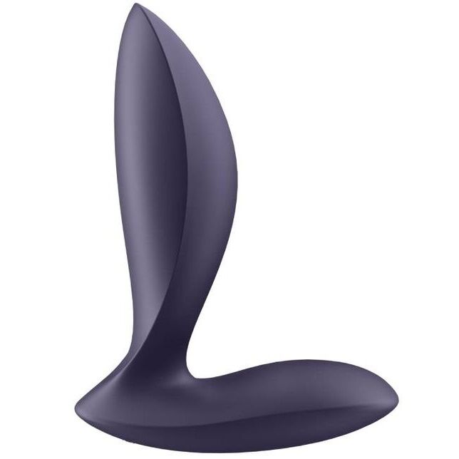 Power Plug Purple Silicone Anal Toy