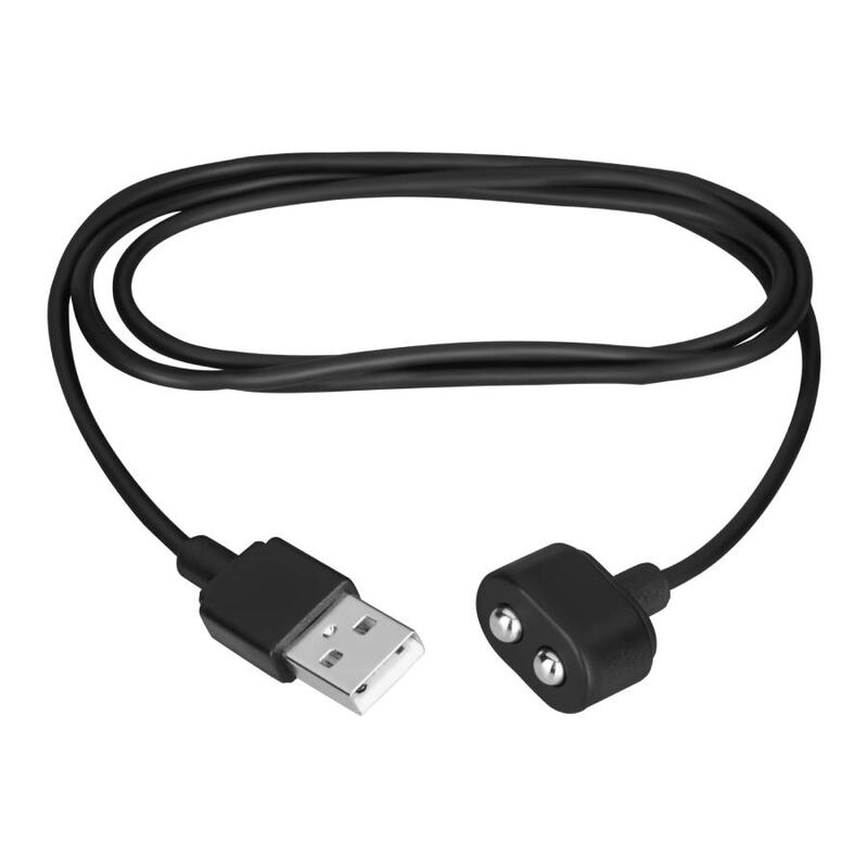 Cabo de Carregamento USB Preto para Dispositivos Adultos