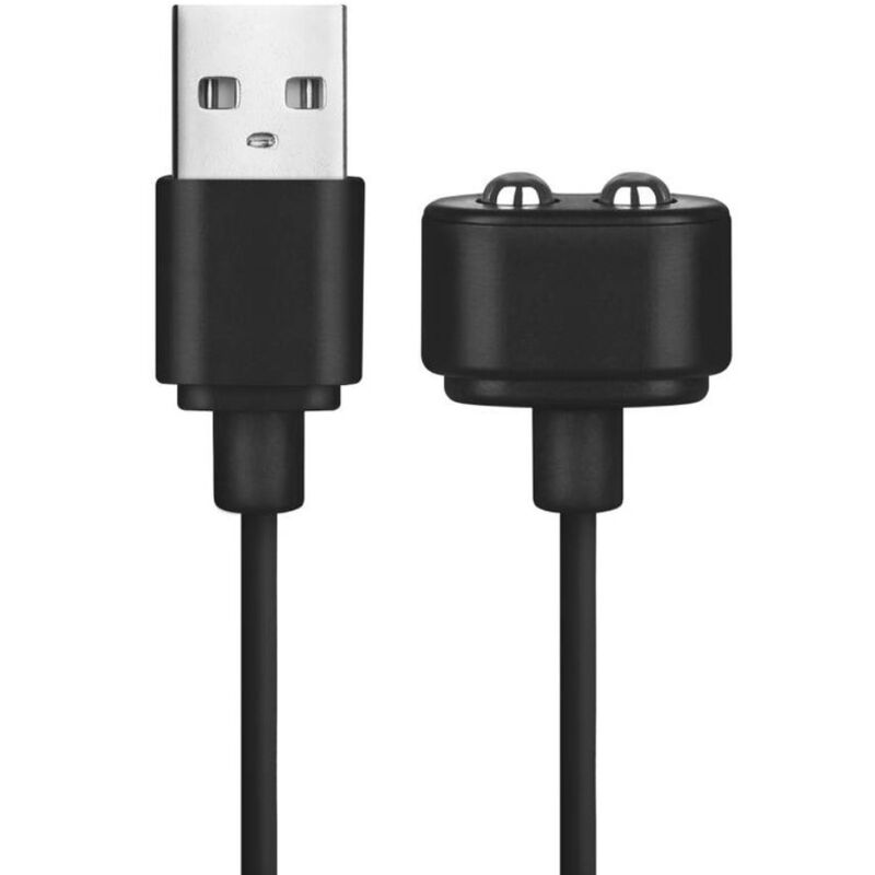 Cabo de Carregamento USB Preto para Dispositivos Adultos